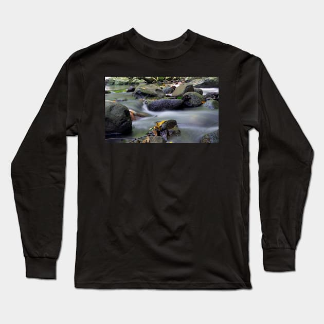 nature stream Long Sleeve T-Shirt by likbatonboot